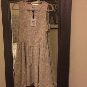 1971 Reiss Lopez Racer Back Floral Dress